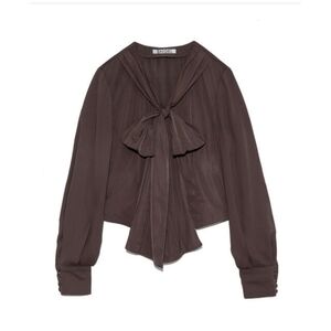 Snidel Bowtie Gilet Blouse